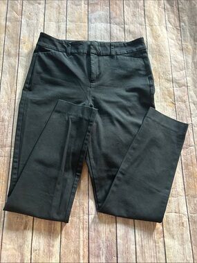 Old Navy Black Ankle Cropped Straight-Leg Pants